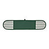 Dark Green Chef Stripe Double Oven Mitt Image 1