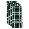 Dark Green Solid Windowpane Terry Dishtowel 4 Piece Image 1