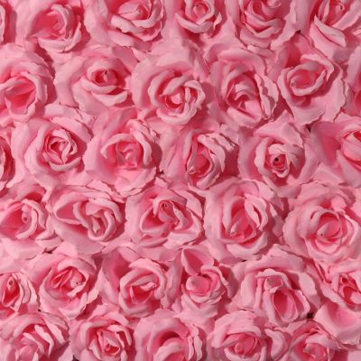 Dark Pink Rose Picks - Silk Flowers (100PCS) Image 3