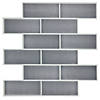 Dark stone gray ceramic sticktile Image 1