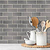 Dark stone gray ceramic sticktile Image 4