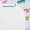 Darling Dinosaurs Microfiber Fitted Crib Sheet Image 3