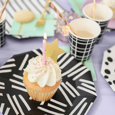 Dashes And Dots Large Plates -10/Pack - 10 Pieces Image 2