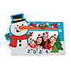 Dated Snowman Picture Frame Magnet Craft Kit - Makes 12 Image 1