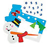 Dated Snowman Picture Frame Magnet Craft Kit - Makes 12 Image 1