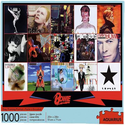 David Bowie Albums 1000 Piece Puzzle Jigsaw Image 2