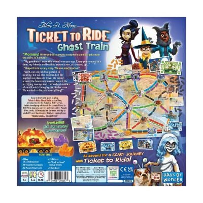 Ticket To Ride - Ghost Train (Primo Viaggio) – Gioco Da Tavolo Days Of Wonder, Età 6+
