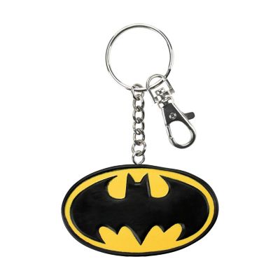 DC Batman Logo Bendable Keychain Image 1