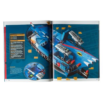 DC Batmobile Cutaways Book and Collectible Car  Batman Classic TV Series Image 1
