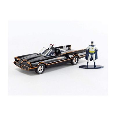 DC Comics 1:32 Batman Classic TV Series 1966 Batmobile Diecast Car and Figure Image 1