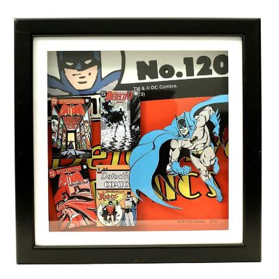 DC Comics Batman #120 Wood Frame 3D Shadow Box Wall Art  14 x 14 Inches Image 1