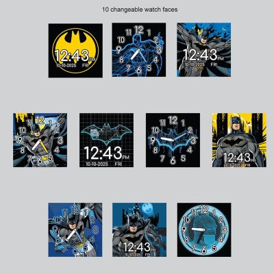 DC Comics Batman iTime Smartwatch in Black BAT4732OT Image 2
