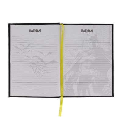 DC Comics Batman Logo Light-Up Hardcover Notebook Image 3