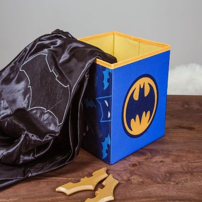 DC Comics Batman Logo Storage Bin Cube Organizer  11 Inches Image 2
