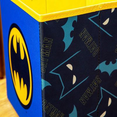 DC Comics Batman Logo Storage Bin Cube Organizer  11 Inches Image 3