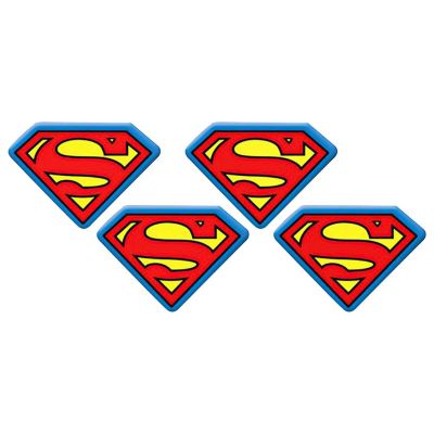 DC Comics Classic Superman Logo Bag Clip 4 Pack Image 2