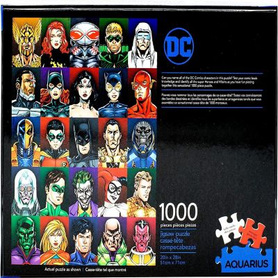 DC Comics Faces 1000 Piece Jigsaw Puzzle Image 2