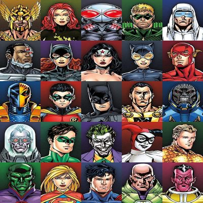 DC Comics Faces 1000 Piece Jigsaw Puzzle Image 3