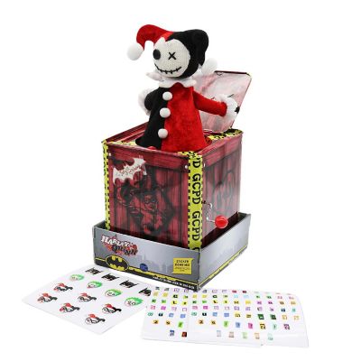 DC Comics Harley Quinn Jack-In-The-Box With Stickers Image 1