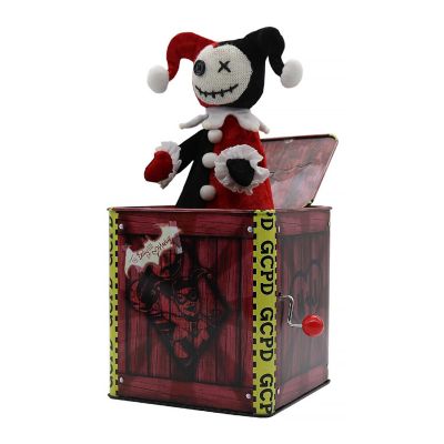 DC Comics Harley Quinn Jack-In-The-Box With Stickers Image 1