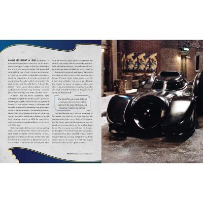 DC Comics Incredibuilds Batmobile 3D Wood Model and Book Image 2