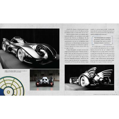DC Comics Incredibuilds Batmobile 3D Wood Model and Book Image 3