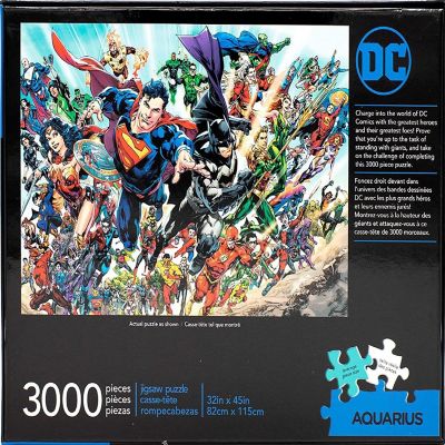 DC Comics Superheroes 3000 Piece Jigsaw Puzzle Image 2