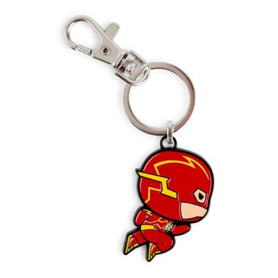 DC Comics The Flash Chibi Character Metal Keychain Image 1