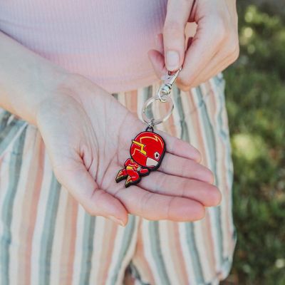 DC Comics The Flash Chibi Character Metal Keychain Image 2