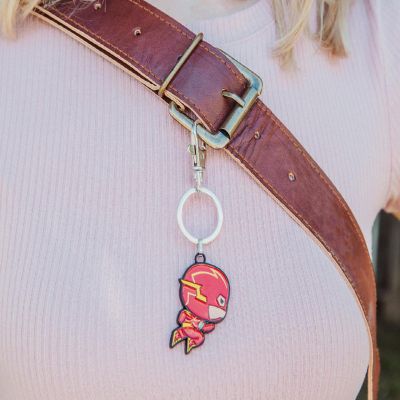 DC Comics The Flash Chibi Character Metal Keychain Image 3