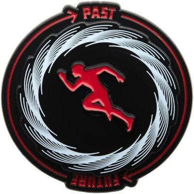 DC Comics The Flash Spinning Enamel Collector Pin Image 1