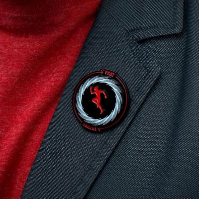 DC Comics The Flash Spinning Enamel Collector Pin Image 1