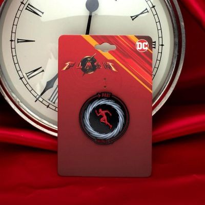 DC Comics The Flash Spinning Enamel Collector Pin Image 3