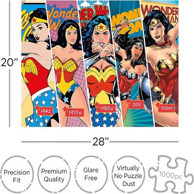 DC Comics Wonder Woman Timeline 1000 Piece Jigsaw Puzzle Image 2