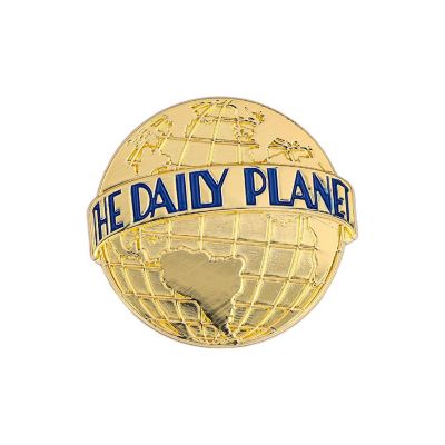DC Studios Superman Daily Planet Gold Logo Enamel Pin Image 1