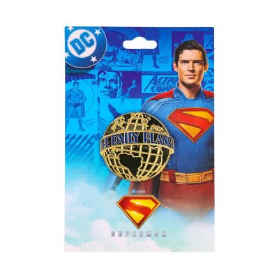 DC Studios Superman Daily Planet Gold Logo Enamel Pin Image 1