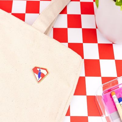 DC Studios Superman Flying Logo Enamel Pin Image 3