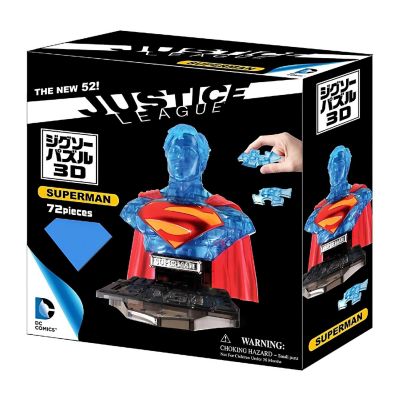 DC Superman 72 Piece 3D Jigsaw Puzzle  Crystal Color Image 3