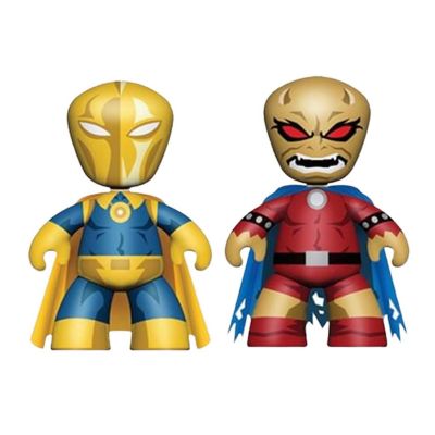 DC Universe 2&quot; Mini Mezitz 2 Pack Dr. Fate &amp; Demon Etrigan Figures Image 1