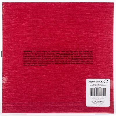 DCWV Petal Tissue Paper 8.5"X11"-Red Image 2