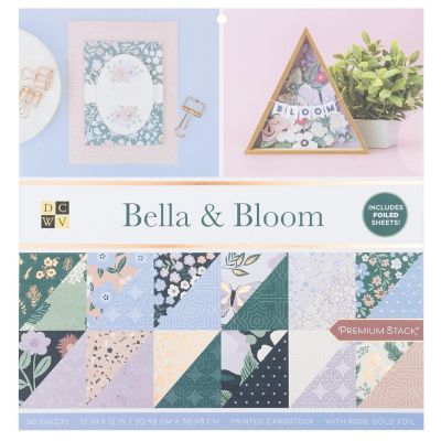 DCWV Premium Paper 12"X12" 36/Pkg-Bella and Bloom Image 1