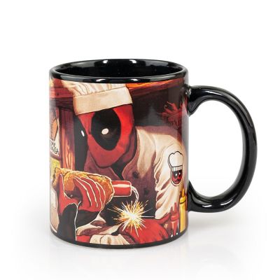 Dead Pool Costume  Dead Pool Atomic Changa Ceramic Coffee Mug  12 oz Image 1