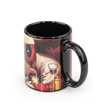 Dead Pool Costume  Dead Pool Atomic Changa Ceramic Coffee Mug  12 oz Image 1