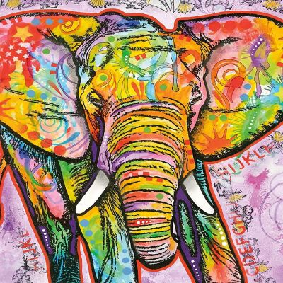 Dean Russo Elephant 500 Piece Jigsaw Puzzle Image 2