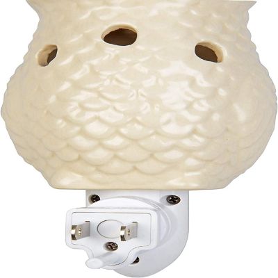 Deco Plug-in Electric Mini Owl Candle Warmers, 2 Wax & Tart Warmer for Indoor Decor, Includes 4 Wax Cubes and Halogen Bulb- Freshen Home or Office w Desired Fra Image 2