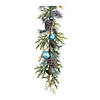 Decorated Holiday Pine Garland 6' L Plastic Image 1