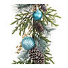 Decorated Holiday Pine Garland 6' L Plastic Image 1