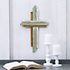 Decorative Wall Cross with Rustic Accents Image 1