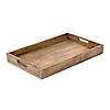 Decorative Wooden Tray (Set Of 2) 15"L X 9.75"W, 18.25"L X 11.75"W Image 1