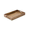 Decorative Wooden Tray (Set Of 2) 15"L X 9.75"W, 18.25"L X 11.75"W Image 2